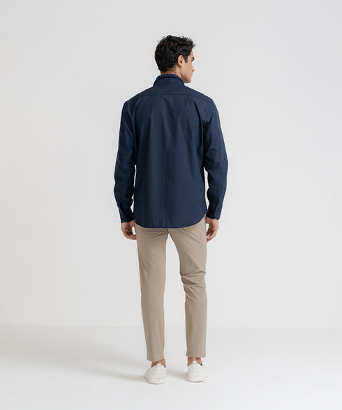 Men's Poplin Button Down Shirt